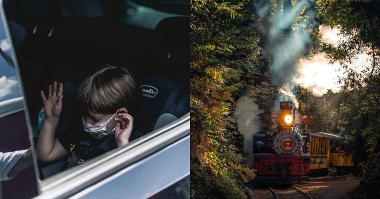 Omul potrivit la momentul potrivit. Un polițist a salvat un copil dintr-o mașină chiar înainte ca vehiculul să fie lovit de tren