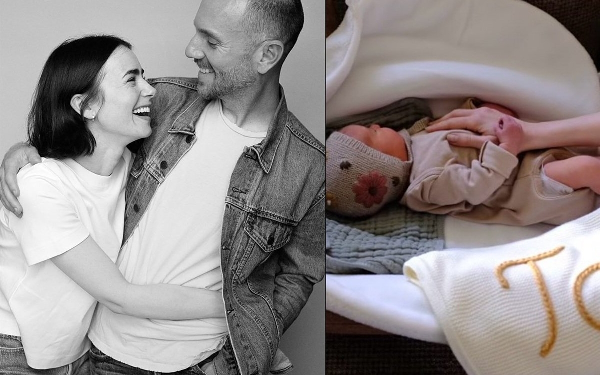 Lily Collins, vedeta seriei "Emily in Paris" a devenit mamă pentru prima dată. A postat prima imagine cu fetița