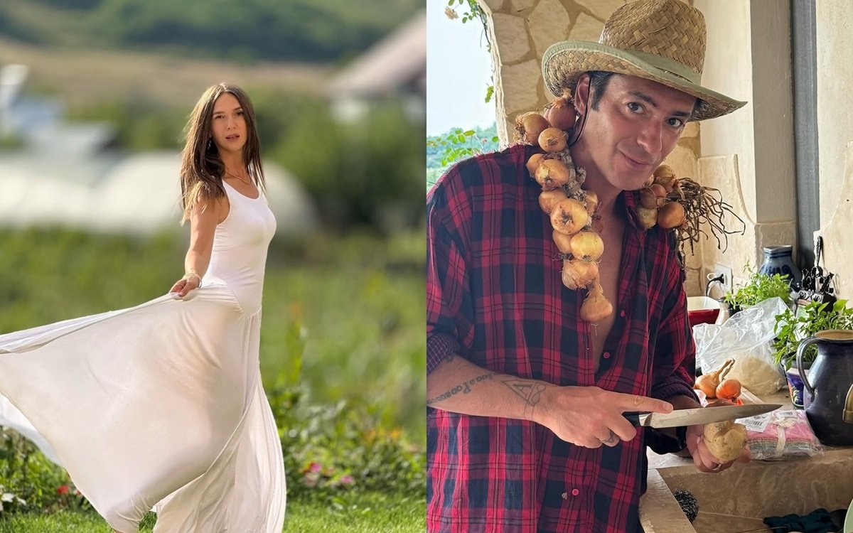 Adela Popescu și Radu Vâlcan, au dat orașul pe liniștea de la Șușani. S-au mutat în casa lor pe care au renovat-o în stil italian