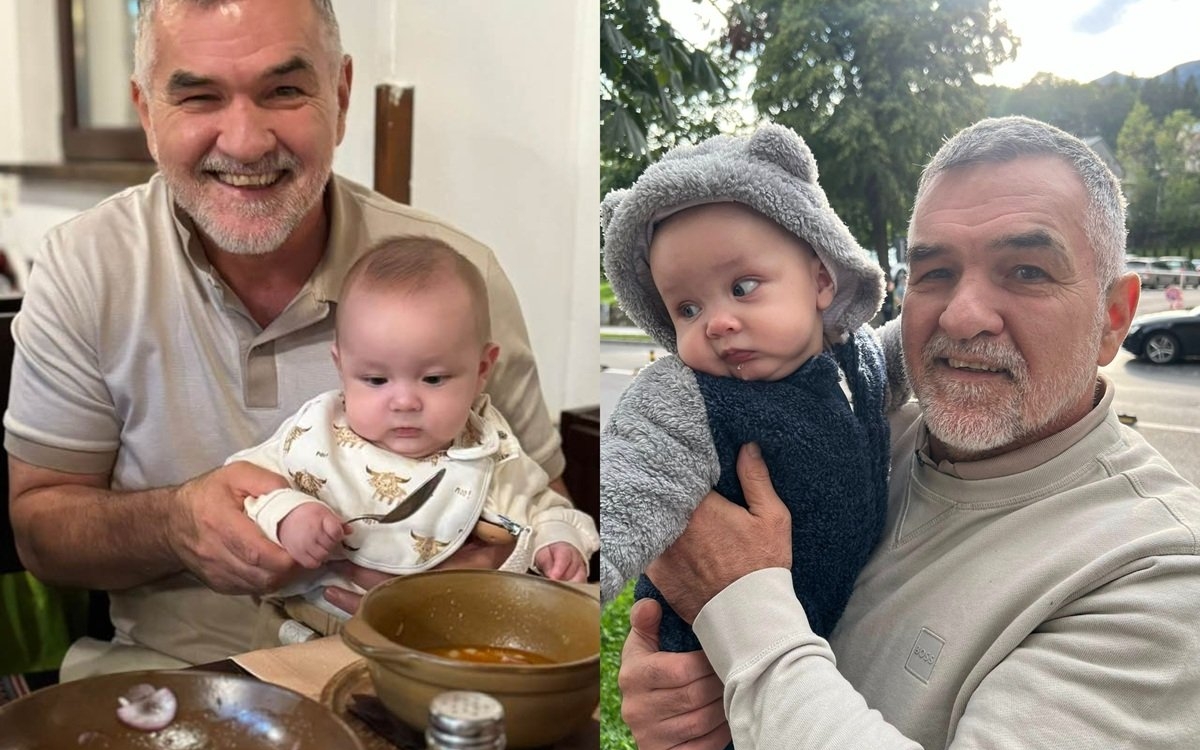Monica și Leonard Doroftei, îndrăgostiți iremediabil de nepotețul lor. Imagini adorabile cu mezinul familiei