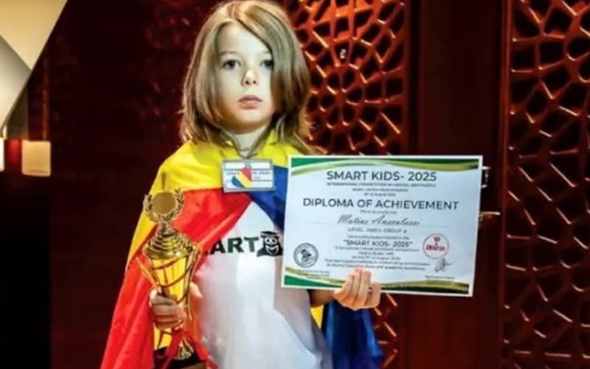 Matias Aneculăesi are numai 9 ani și este deja Super Campion Mondial la aritmetică mentală. A învins 200 de copii din 17 țări în doar 10 minute
