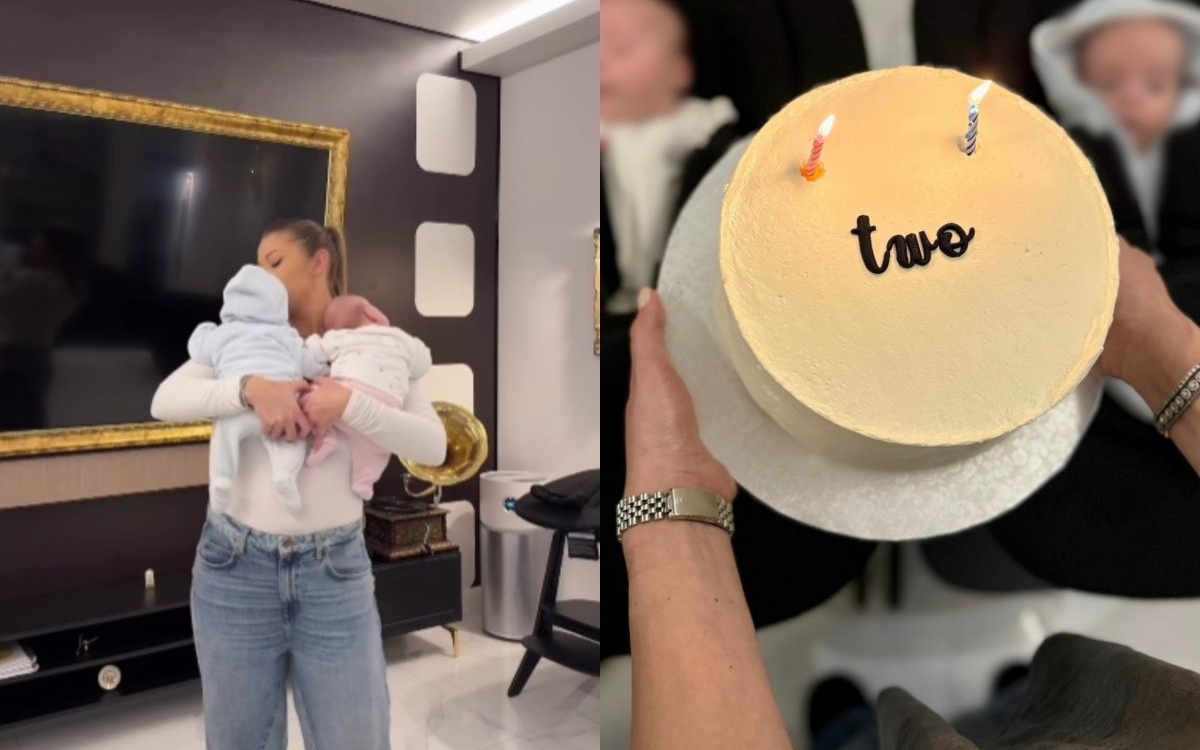 Roxana Nemeș, imagine emoționantă cu gemenii ei la 2 luni de la naștere. Cum se descurcă în rolul de mamă de doi bebeluși