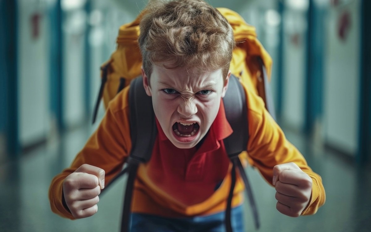 Un elev de 9 ani din Cluj și-a agresat un coleg apoi și-a bătut mama, învățătoarea și directorul adjunct al școlii