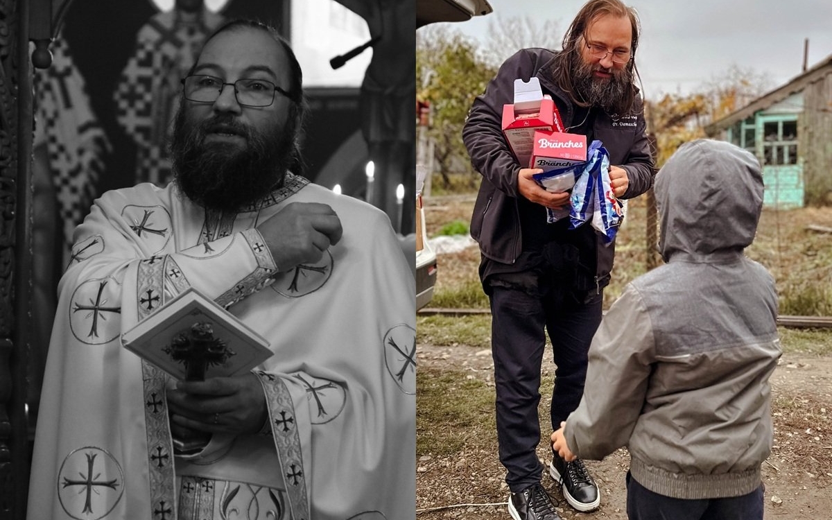 Preotul Damaschin sare din nou în ajutorul copiilor săraci din Iași, în prag de sărbători. "Încerc să-i scot din noroaie și din întuneric”