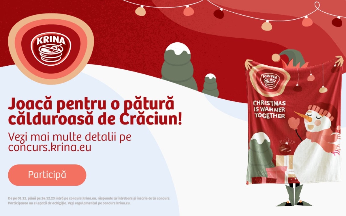 Mesele cu familia sunt obiceiuri sănătoase cu Krina pe masă