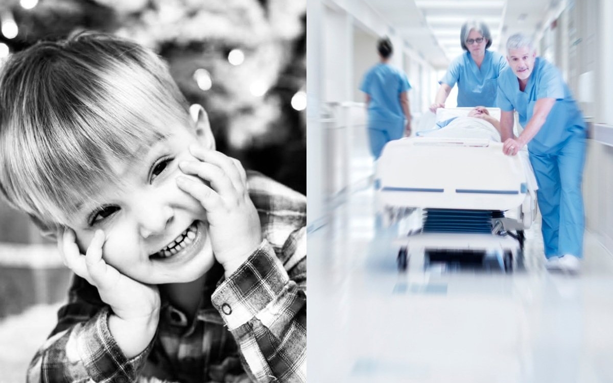 A murit copilul de 2 ani operat la Constanța. Denis a fost transferat de urgență la București, dar era deja în moarte cerebrală