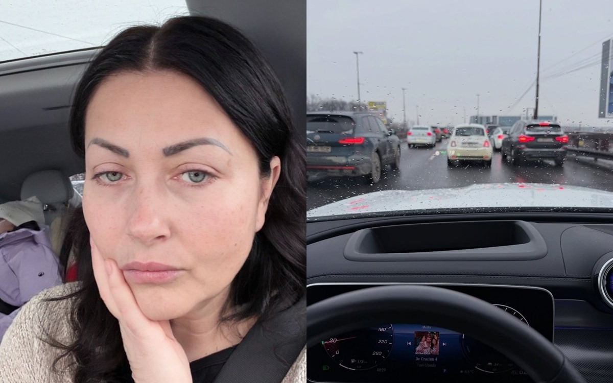 Gabriela Cristea a ajuns la capătul puterilor din cauza traficului din București. Cât timp petrece în mașină ca să-și ducă fetele la școală