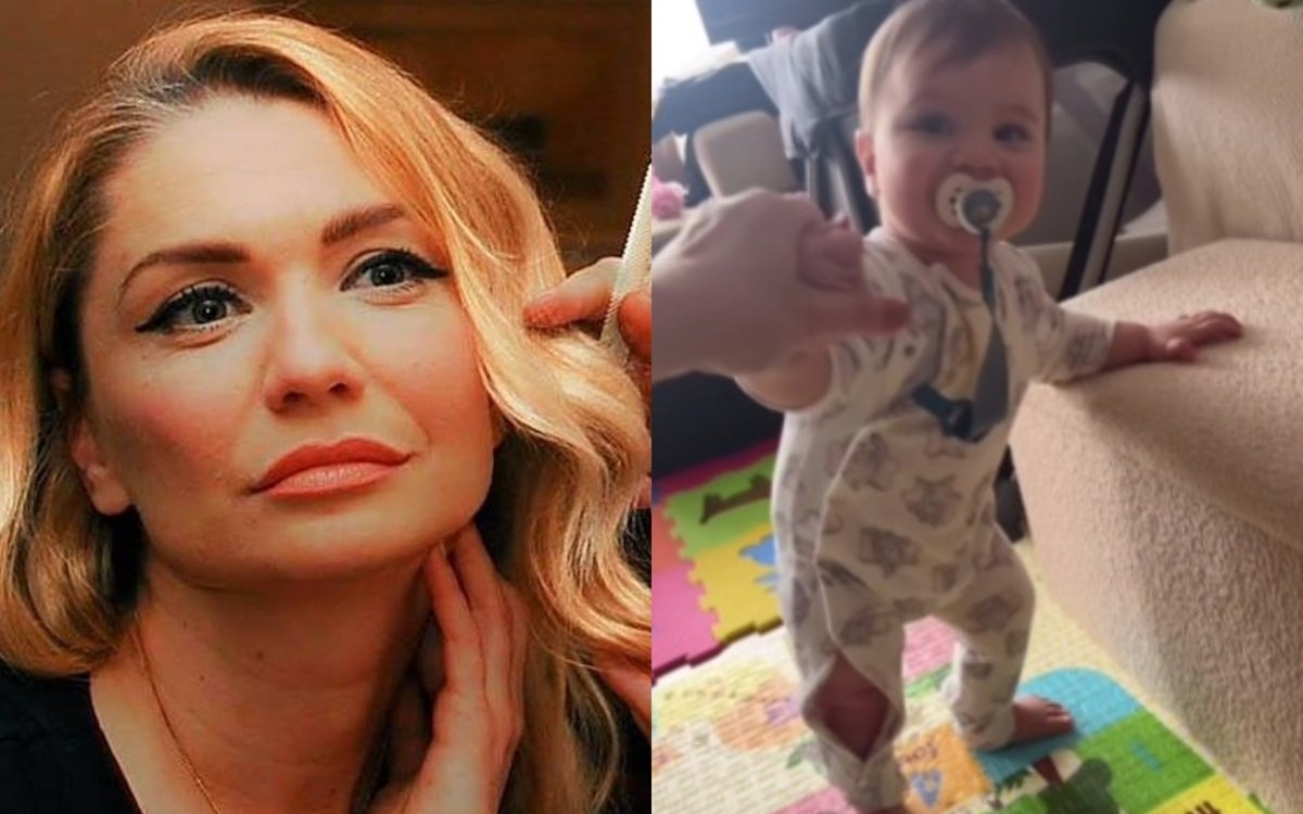 Bucurie imensă pentru Cristina Cioran. Băiețelul ei a făcut deja primii pași