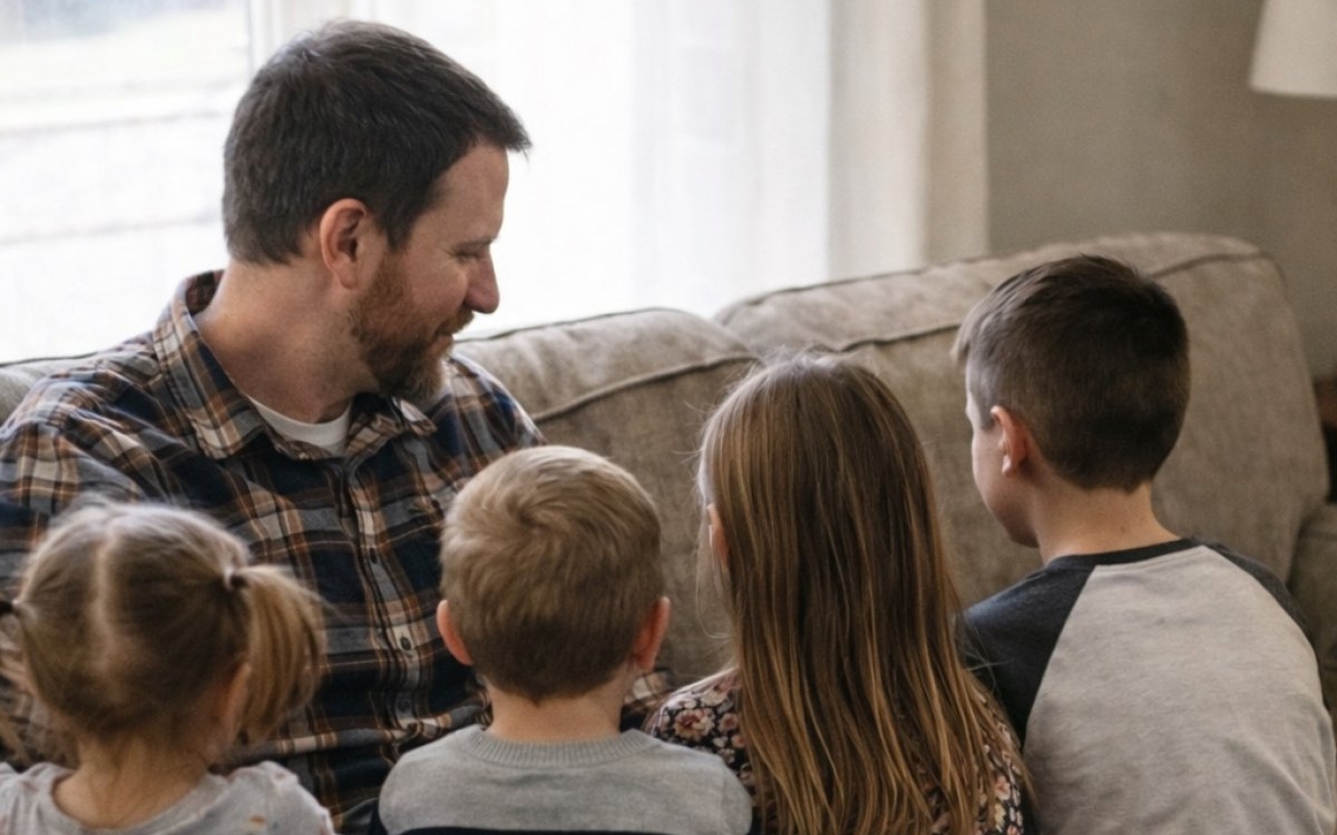 Am adoptat 4 frați care urmau să fie dați spre adopție separat. După un an m-am trezit cu un străin la ușă care mi-a spus adevărul despre părinții lor biologici