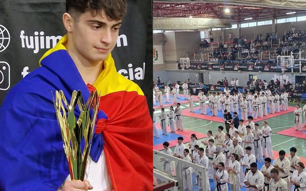 Albert Pănuța, un adolescent de 17 ani din Tulcea a câștigat medalia de bronz la Cupa Oyama 2026, în Barcelona