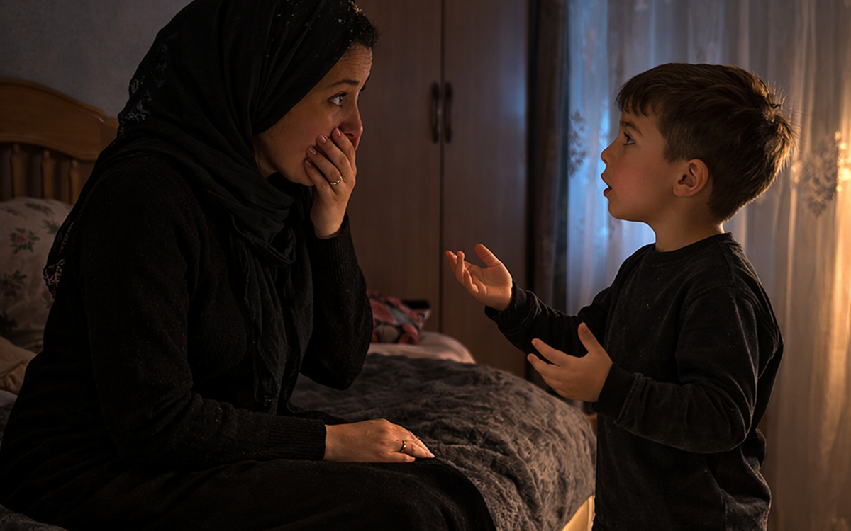 Am trăit spaima vieții mele când copilul meu de 4 ani mi-a spus din senin că tati vine să-i citească povești noaptea. Soțul meu a murit acum mai bine de o lună