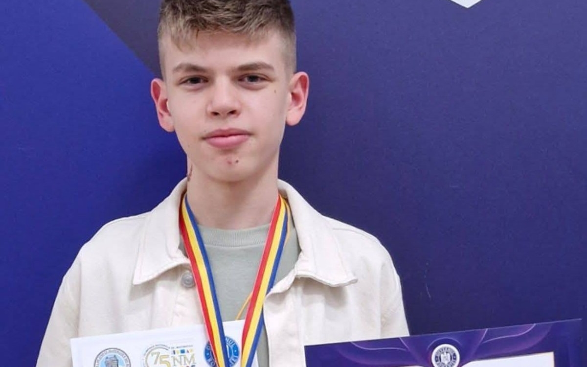 Mark, un elev din clasa a VII-a din Târgu Jiu a obținut punctaj maxim la Olimpiada Națională de Matematică
