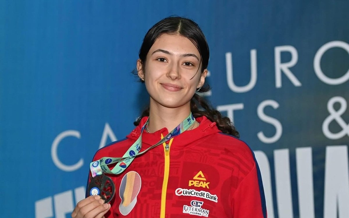 Emma Șonț a adus acasă medalia de bronz de la Campionatele Europene de tineret de la Cagliari