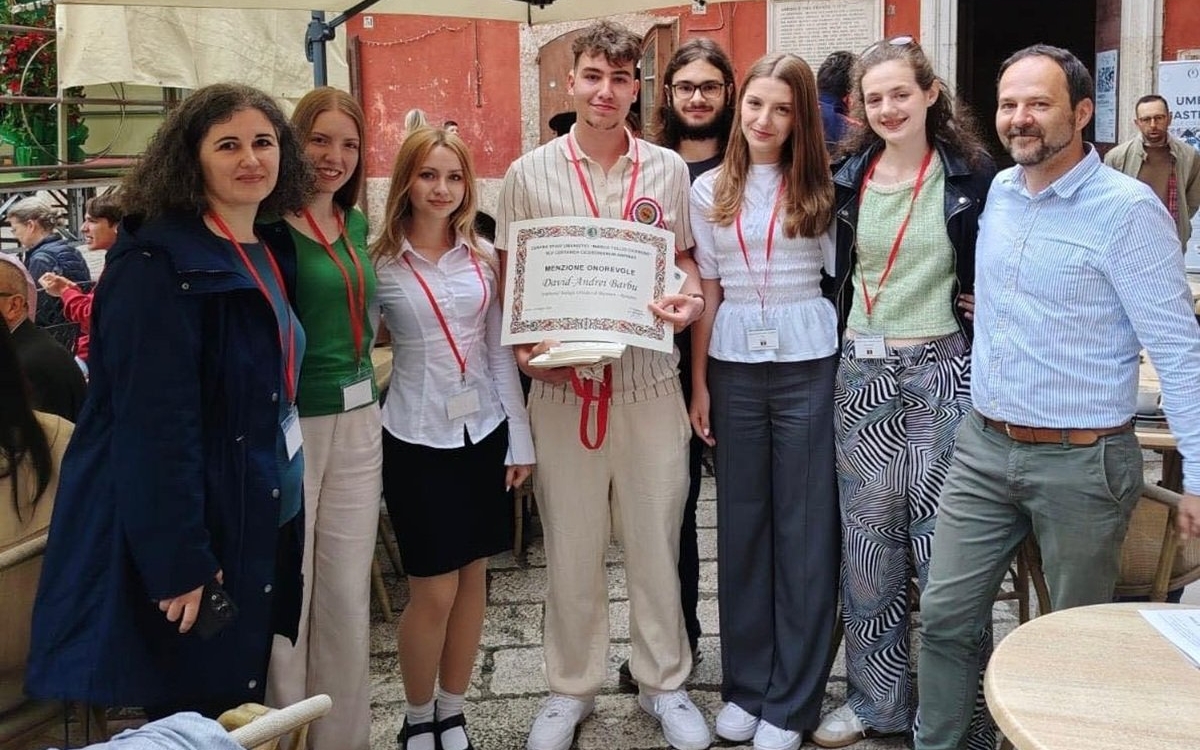 David-Andrei Barbu din București a câștigat locul 4 la Olimpiada internațională de Limba latină Certamen Ciceronianum Arpinas