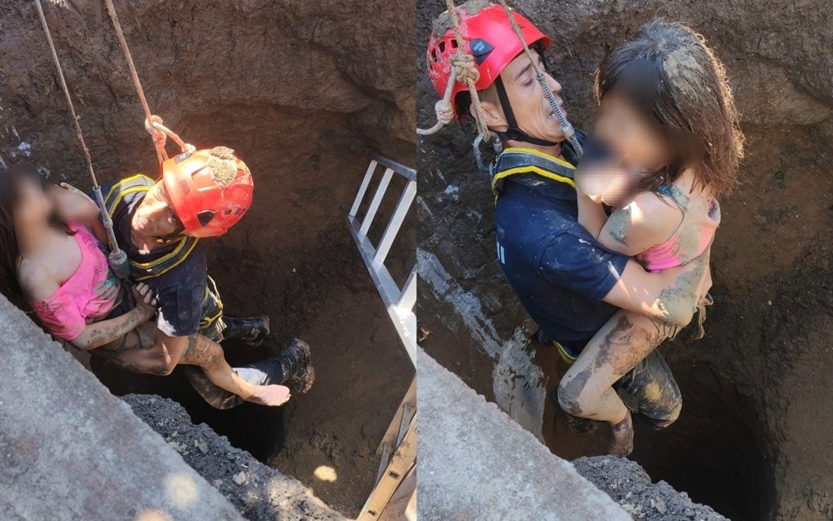 O fetiță de 8 ani dintr-o comună din Iași a fost salvată după ce a căzut într-o fântână, la 8 m adâncime