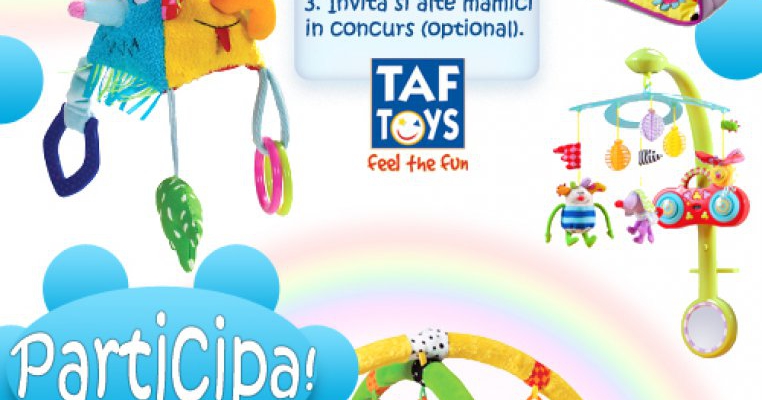 Castiga cele mai frumoase jucarii pentru copilul tau, oferite de Bebe Concept!