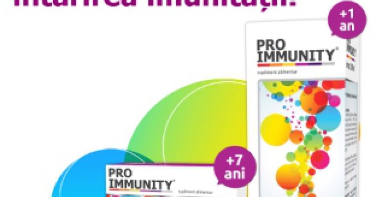 Proimmunity - cea mai complexa formula pentru intarirea imunitatii
