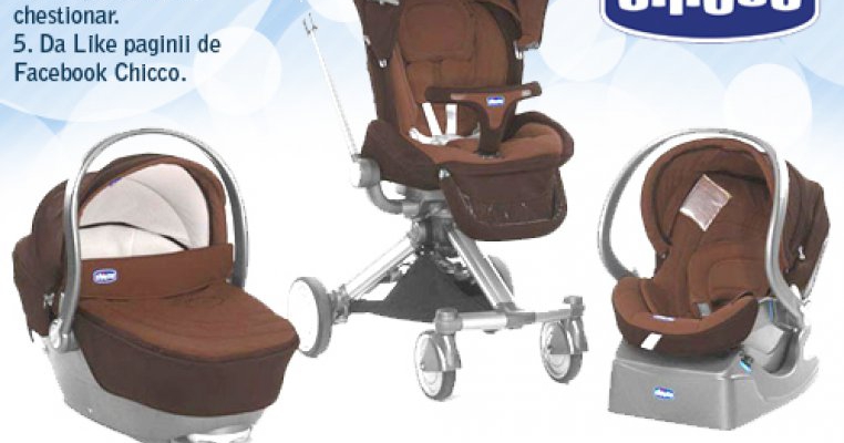 Demonstreaza ca esti mai tare decat un sofer de Formula 1 si Chicco te premiaza cu un super carucior!
