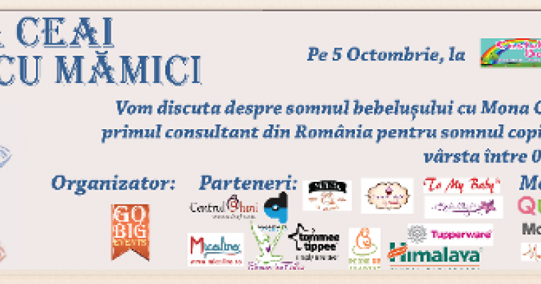 La Ceai cu Mamici: despre somnul copiilor nostri