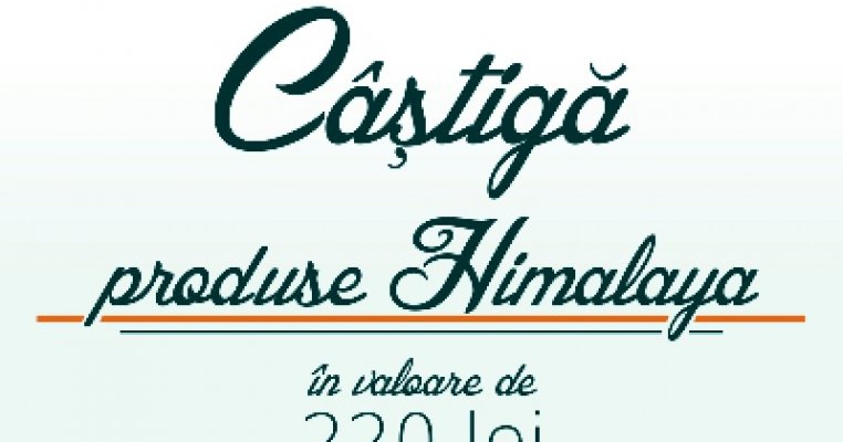 Castiga produse Himalaya in valoare de 220 lei!