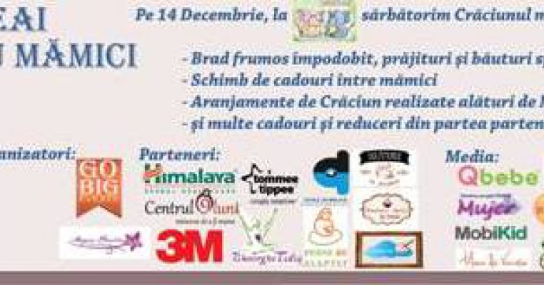 Pe 14 decembrie, La Ceai cu Mamici organizeaza Secret Santa!