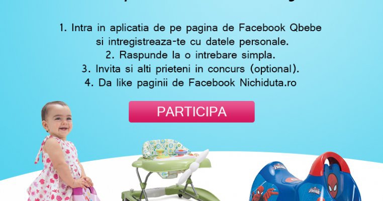 Castiga unul dintre cele trei premii oferite de Nichiduta.ro, in valoare totala de 500 de lei
