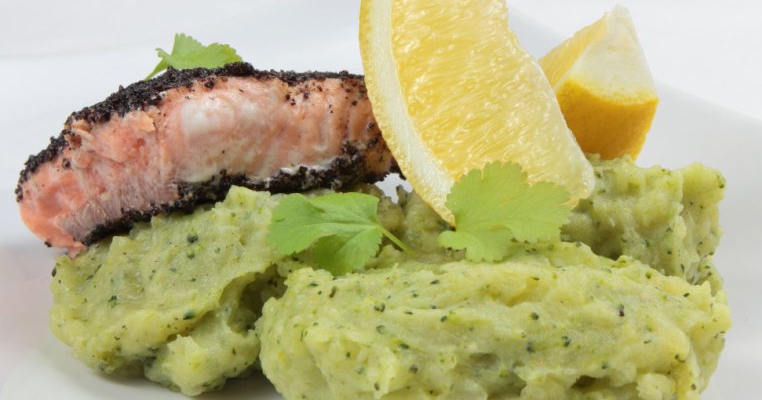 Piure de broccoli, cartofi si conopida