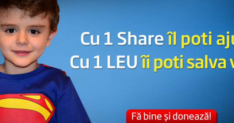 Sa-l ajutam pe micutul Rares Dumitrascu sa invinga cancerul!