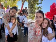 Clopoțelul de început de an școlar a sunat și pentru copiii vedetelor. Gabriela Cristea are acum 2 școlărițe!