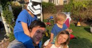Adela Popescu și Radu Vâlcan sunt părinții a doi copii