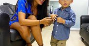 Răzvan, fiul Elenei Ionescu, a împlinit în această vară doi ani