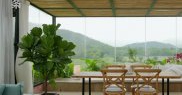 Spaţiile din casă au fost destinate relaxării şi distracţiei