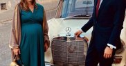 Soţia lui Nicolae al României a fost adeptata stilului elegant şi pe parcursul sarcinii