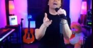 A fost în compania celor două fiice ale sale