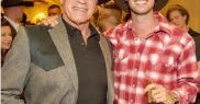 Arnold Schwarzenegger şi fiul său, Patrick