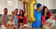 Își exersează abilitățile de mămică pe Leon, fiul Alinei Tanasă, prietena cea mai bună a Dianei
