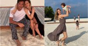 Adela Popescu și Laura Cosoi, în vacanță în Maldive alături de familie