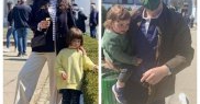 Anca Serea și-a dus copiii într-un pelerinaj