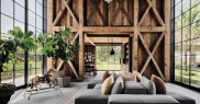 Casa a fost gândită ca o „fermă contemporană”