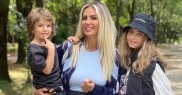 Andreea Bănică se mândește cu cei doi copii ai săi!