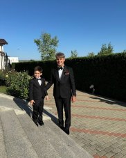 Ce mare a crescut fiul Roxanei Ciuhulescu, Cezar a intrat la scoala