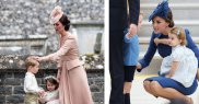 Kate Middleton il linisteste pe printul George