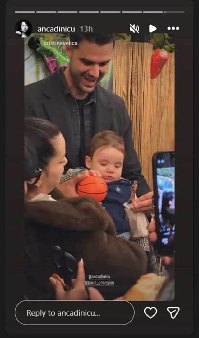 Fiul Ancăi Dinicu a împlinit un an de viață.