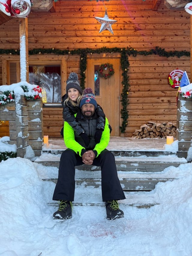 Andreea Ibacka și Cabral, vacanță superbă cu copiii în țara lui Moș Crăciun, în Laponia.