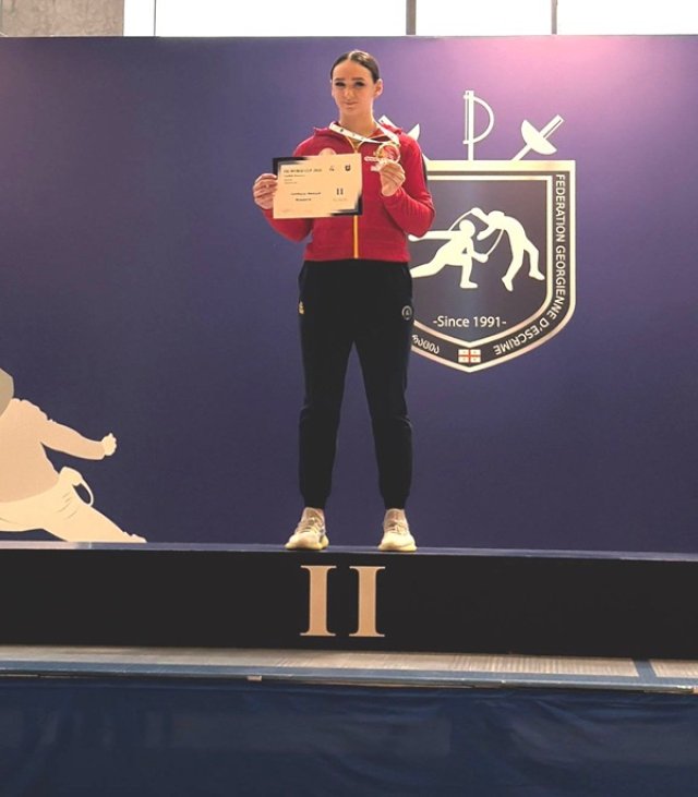 Amalia Covaliu este tânăra de 17 care a adus acasă medalia de argint la Campionatele Europene