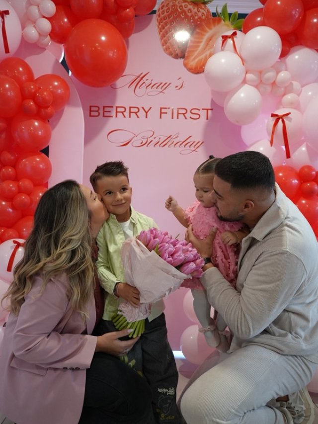 Miray, fetița Danielei Iliescu și a lui Culiță Sterp a împlinit 1 an.