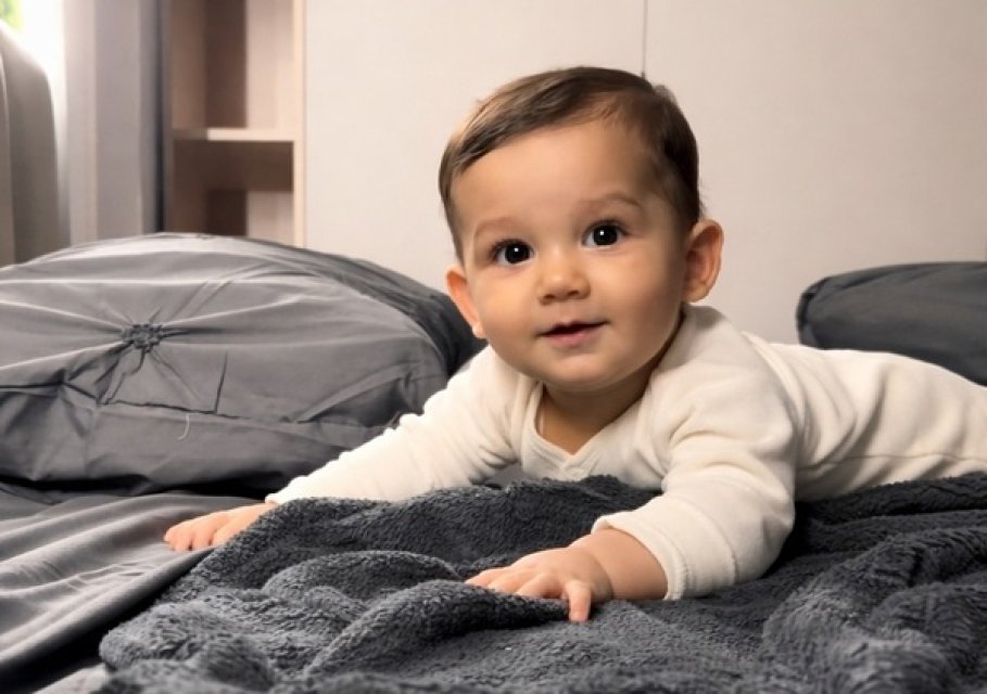 Fiul lui Jador a împlinit un an. Artistul a postat imaginile care au topit internetul cu micuțul Avraam