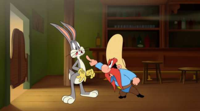 Looney Tunes sunt desene animate cu personaje aflate în conflict