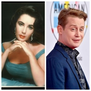 Nașii copiilor sunt Elizabeth Taylor și Macaulay Culkin