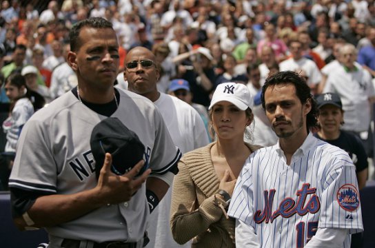 Jennifer Lopez l-a cunoscut prima dată pe Alex Rodriguez în vremea în care forma un cuplu alături de Marc Anthony
